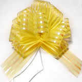 5" and 7" Organza Stripe Multi-Loop Pull Bow (25 or 50 pack)