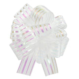 5" and 7" Organza Stripe Multi-Loop Pull Bow (25 or 50 pack)